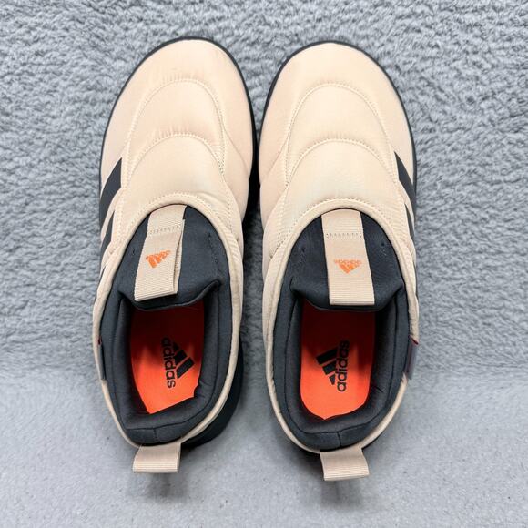 Adidas Adipuff Mens Size 9 Slip On Sneakers Magic Beige Black Primaloft IF4227 - Picture 5 of 9